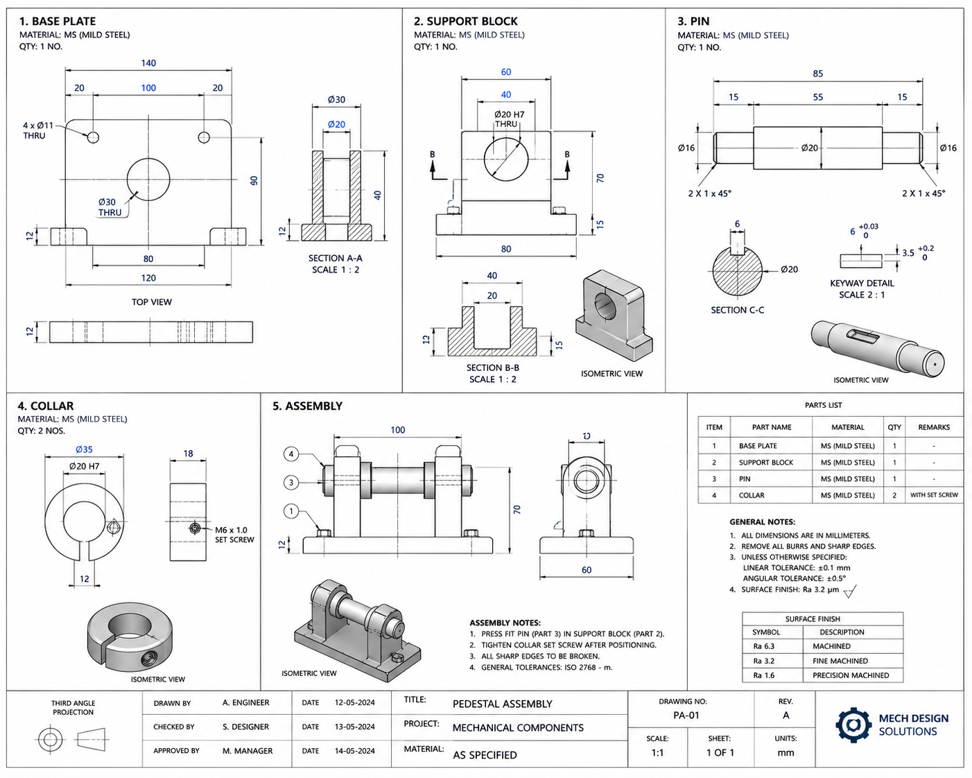Engineering drawing package